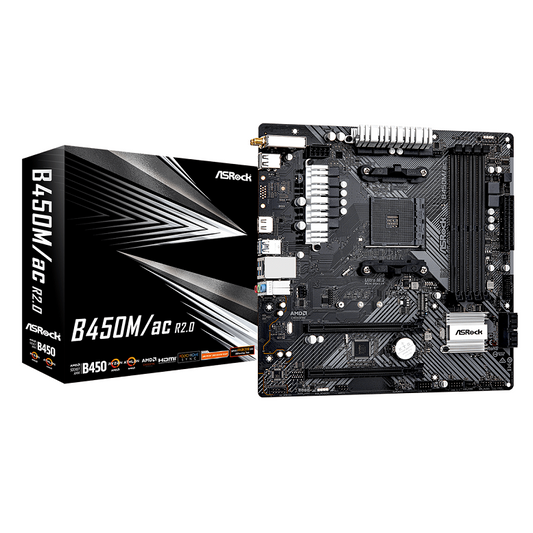 MOTHERBOARD ASRock B450M/ac R2.0