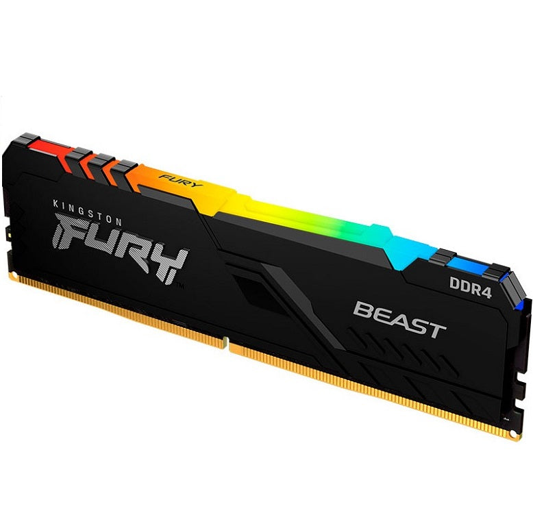 MEMORIA RAM Desktop RGB DDR4 3200MHz CL 16 Kingston fury beast