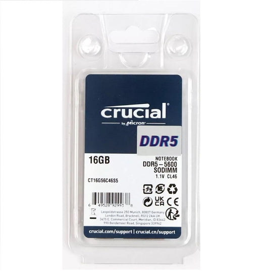 MEMORIA RAM LAPTOP CRUCIAL DDR5 16GB