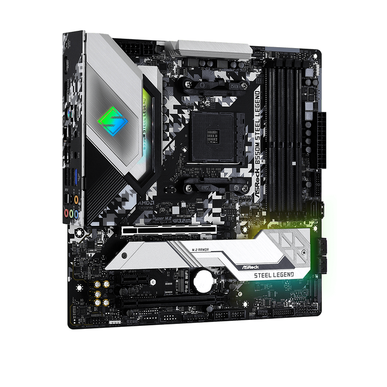 MOTHERBOARD ASRock B550M STEEL LEGEND