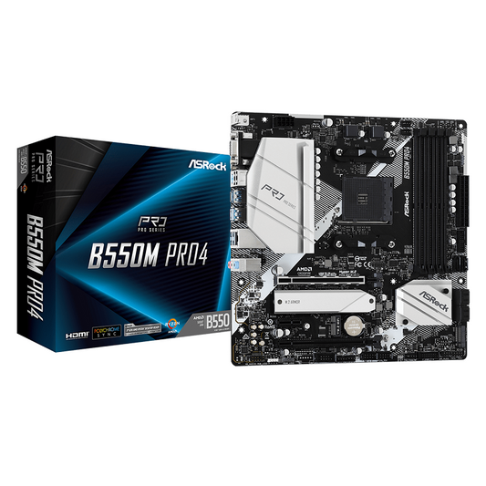 MOTHERBOARD ASRock B550M PRO 4