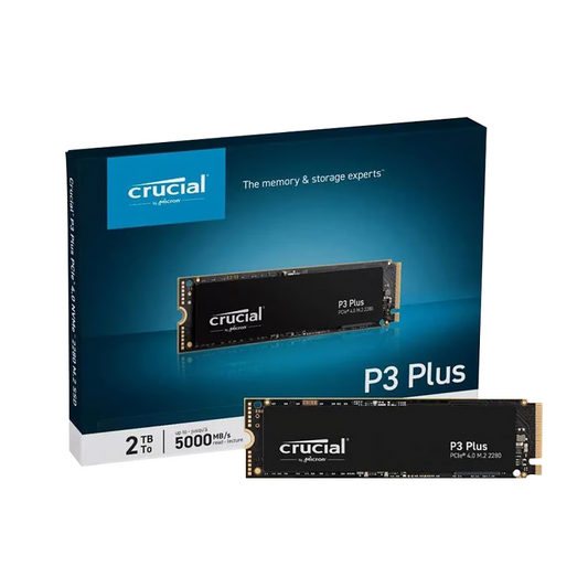 Estado Solido (SSD) M2 PCIe 4.0 NVMe CRUCIAL P3 PLUS 2TB