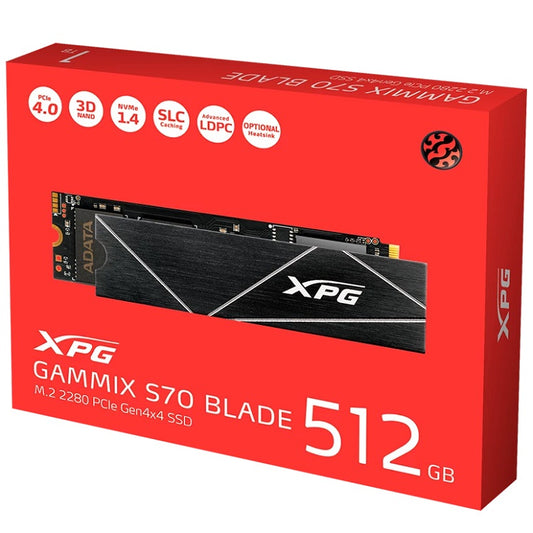 Estado solido M2 NVMe XPG BLADE S70 7400 mb/s 512GB