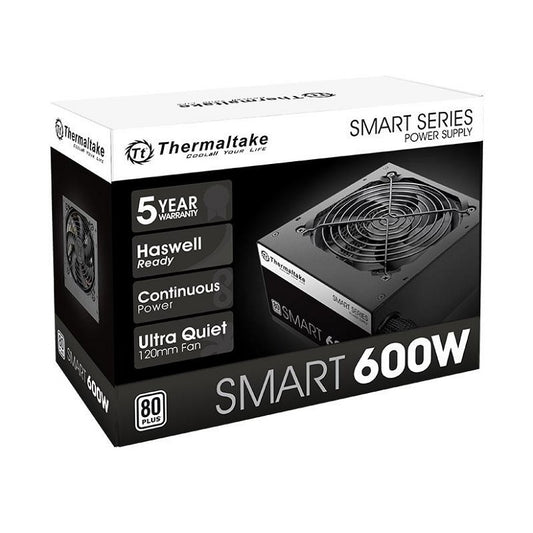 Fuente de poder Thermaltake Smart 600W 80+